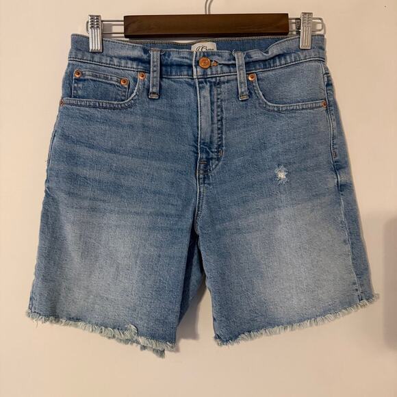 J. Crew Pants - J. Crew Long Denim Shorts Cotton Size 26 Norwalk Wash Classic Timeless Casual